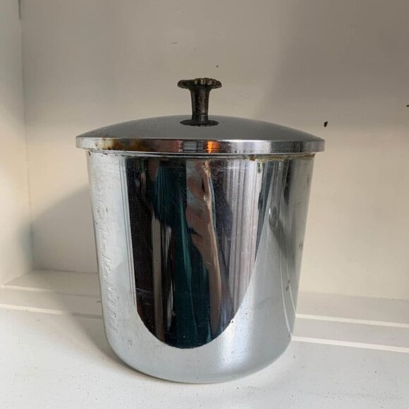 Vintage Everedy Chrome Coffee Canister With Lid - Picture 5 of 10